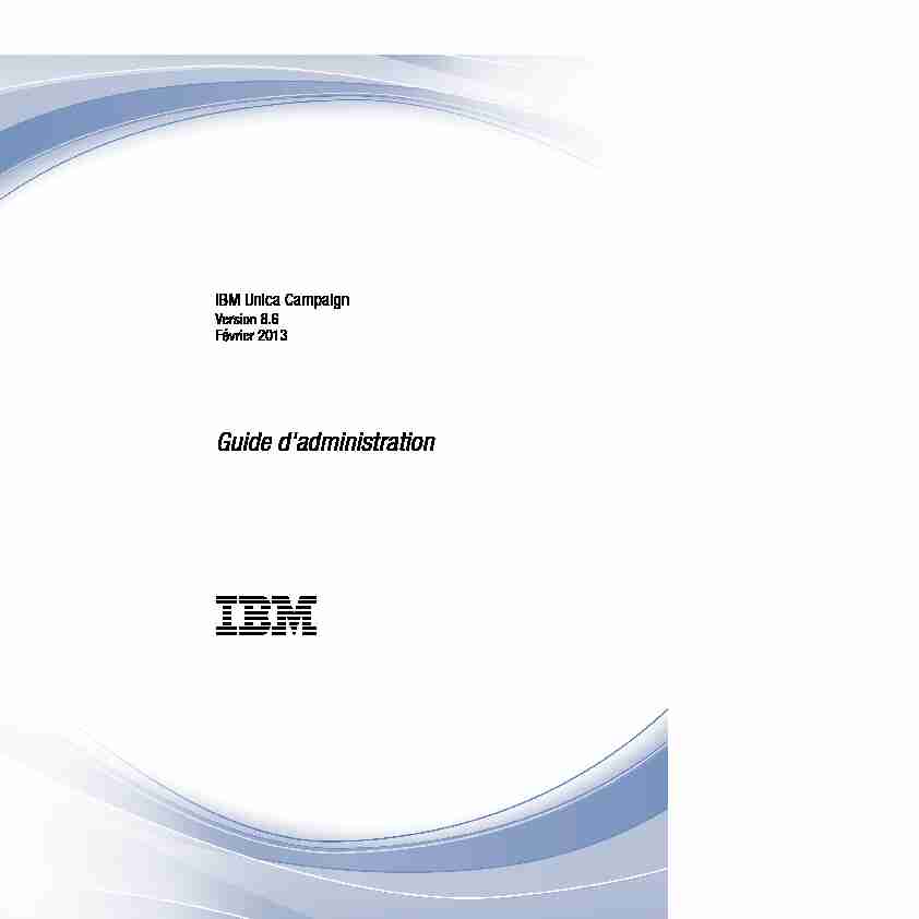 IBM Unica Campaign - Guide dadministration