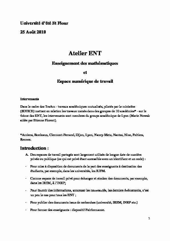 [PDF] Atelier ENT