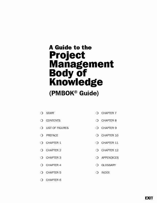 [PDF] A Guide to the Project Management Body of Knowledge - Bilkent