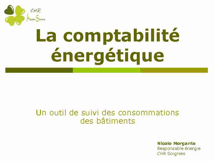 [PDF] La comptabilité énergétique - UNIPSO