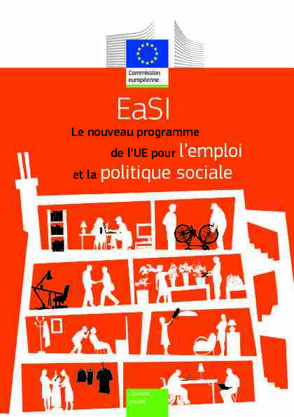 EaSI — Le nouveau programme de lUE pour lemploi et la politique