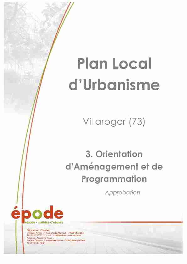 Plan Local dUrbanisme