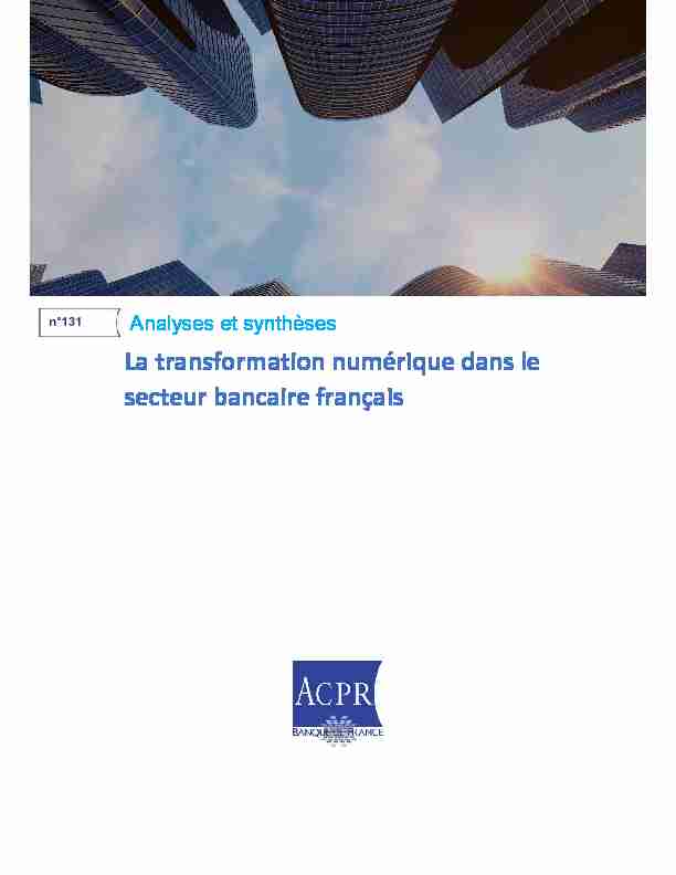 La transformation numérique dans le secteur bancaire français