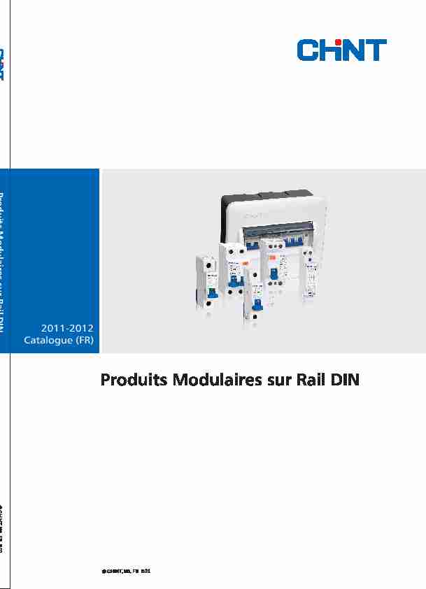 Produits Modulaires sur Rail DIN