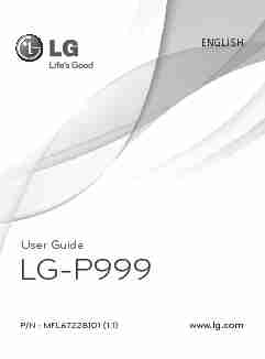 [PDF] LG-P999