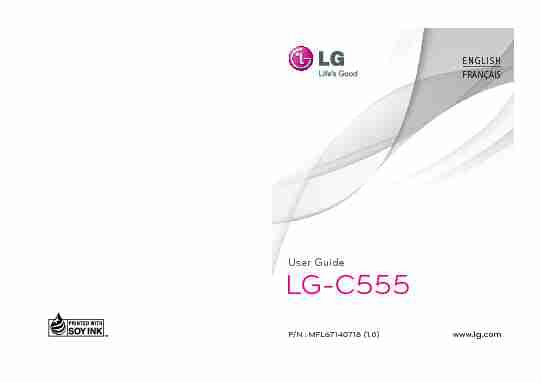 [PDF] LG-C555 - The Informr