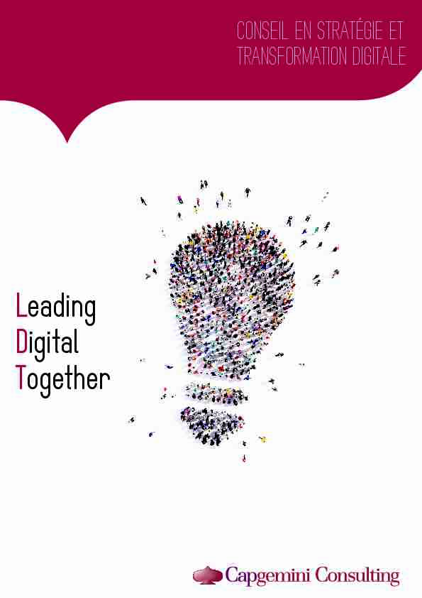 [PDF] Leading Digital Together - Capgemini