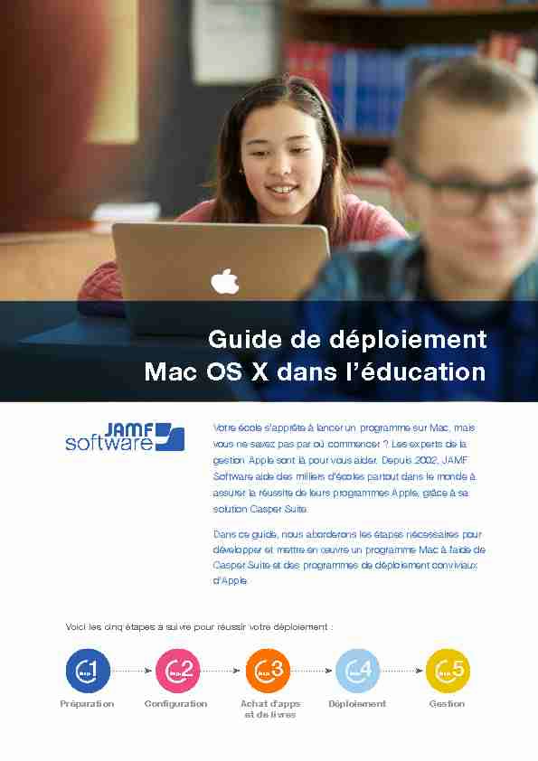pdf Guide de déploiement Mac OS X dans l’éducation - Jamf