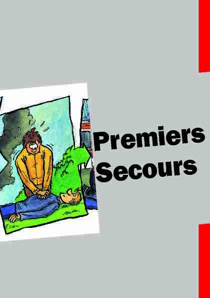 [PDF] Brochure de Premiers Secours