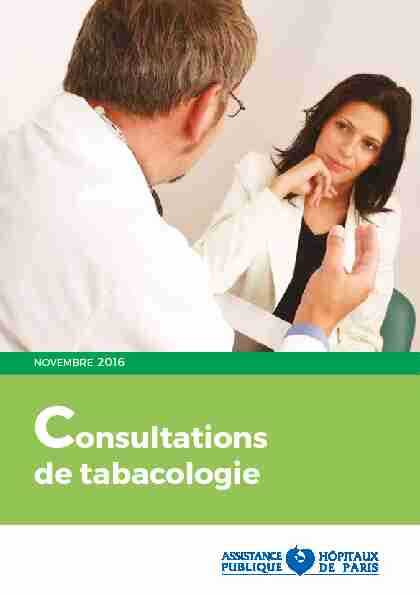 Consultations de tabacologie