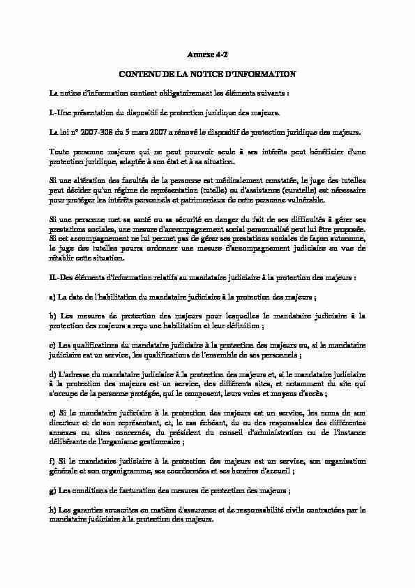 [PDF] Contenu de la notice dinformation (PDF) - Handicapgouv