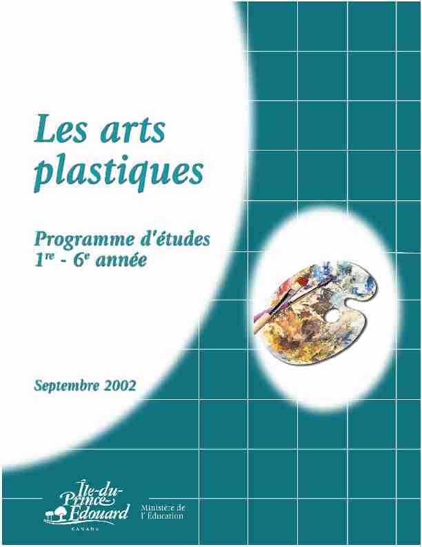 [PDF] Les arts plastiques