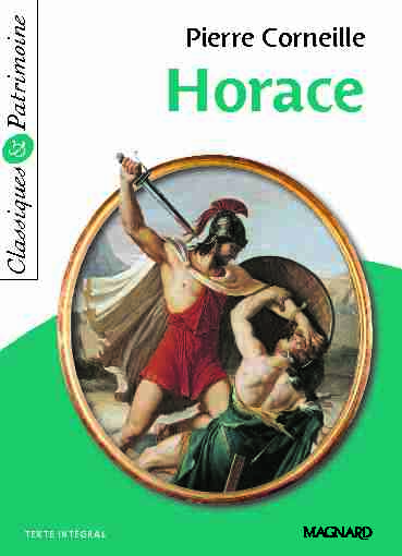 Pierre Corneille Patrimoine Horace
