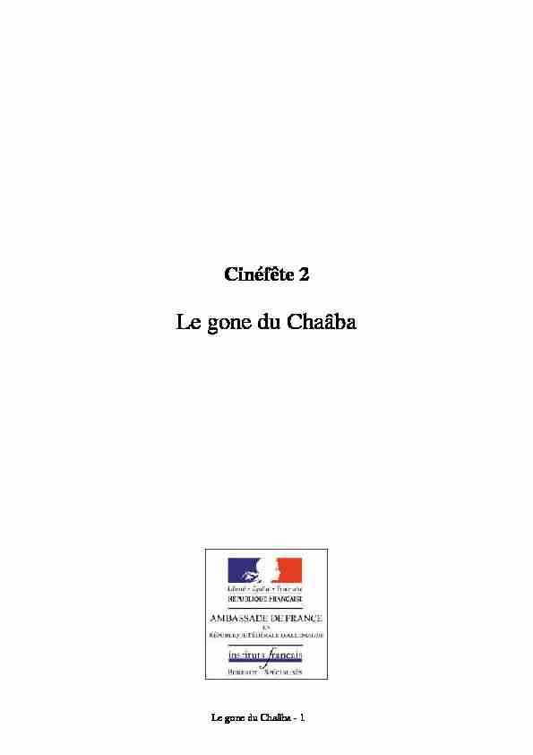 [PDF] Le gone du Chaâba