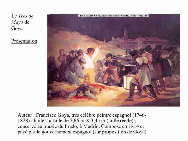 [PDF] Le Tres de Mayo de Goya