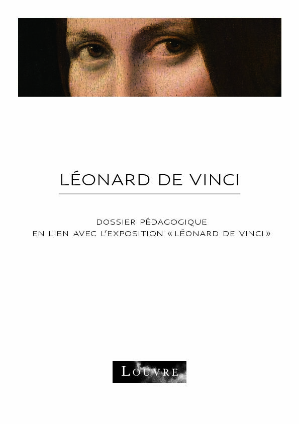 [PDF] Dossier pédagogique Léonard de Vinci - versaillesfr