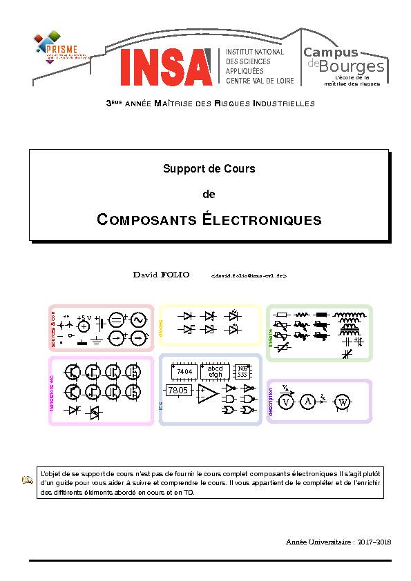 Cours de Composants Électroniques