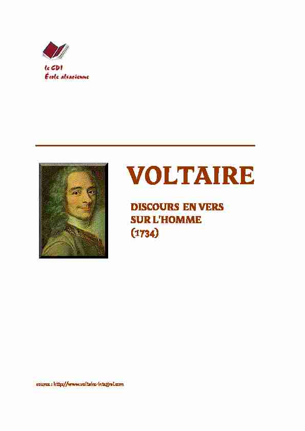 [PDF] VOLTAIRE - École alsacienne