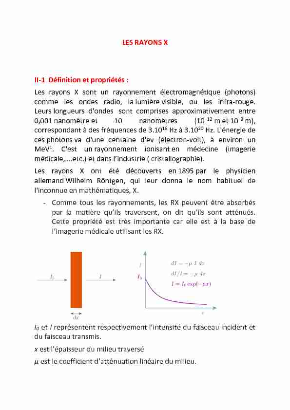 [PDF] Rayons X cours
