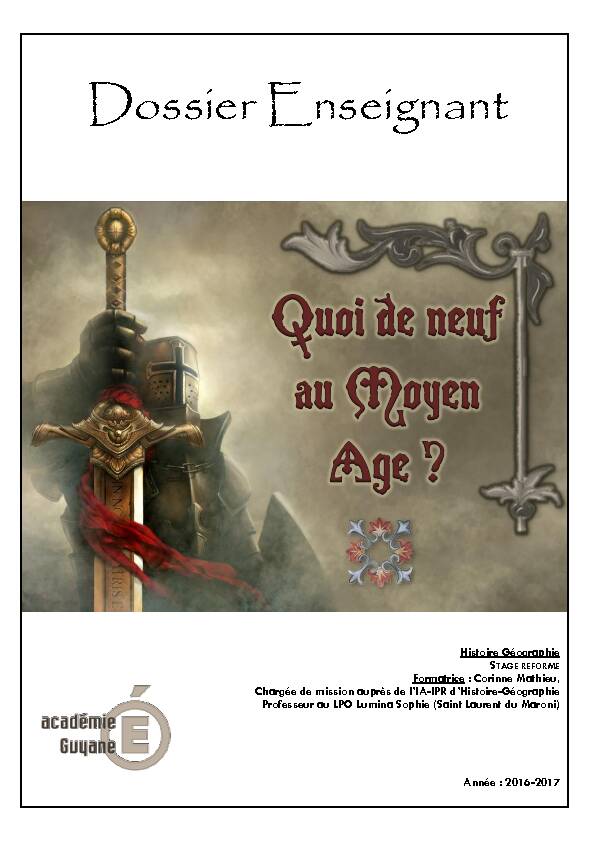 [PDF] Dossier Enseignant - Site Histoire-Géographie Académie de la