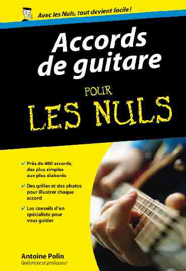 Accords de guitare Pour les Nuls - Electre NG