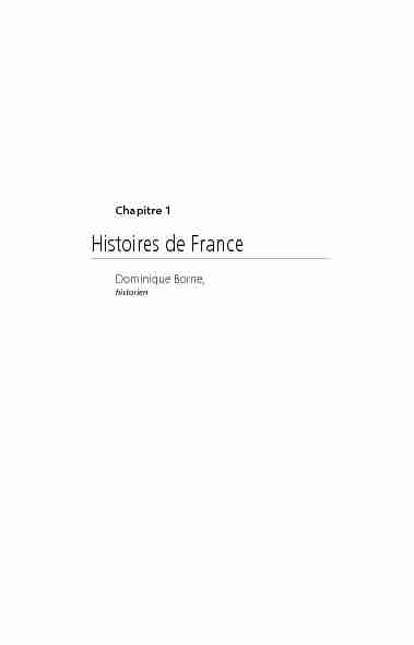 Histoires de France - Vie publique