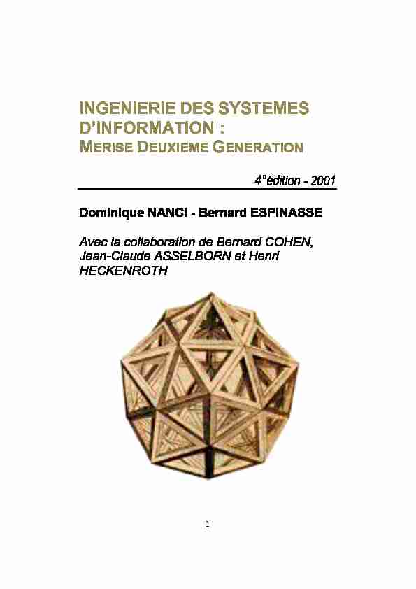 [PDF] INGENIERIE DES SYSTEMES DINFORMATION :