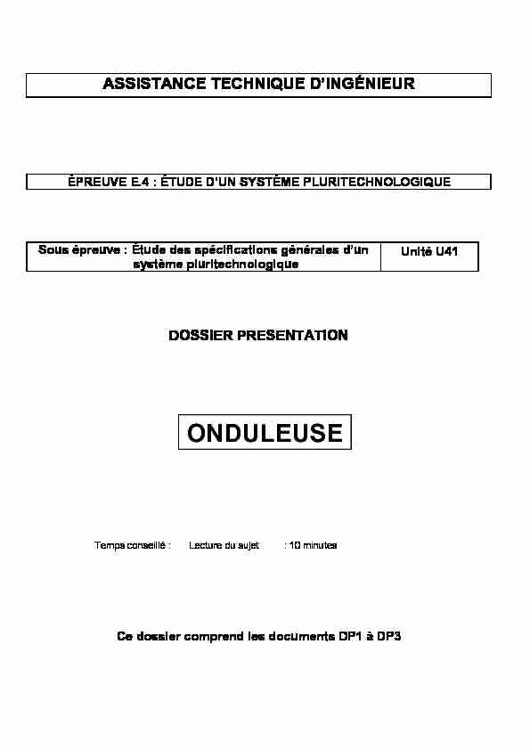 [PDF] ONDULEUSE - Eduscol