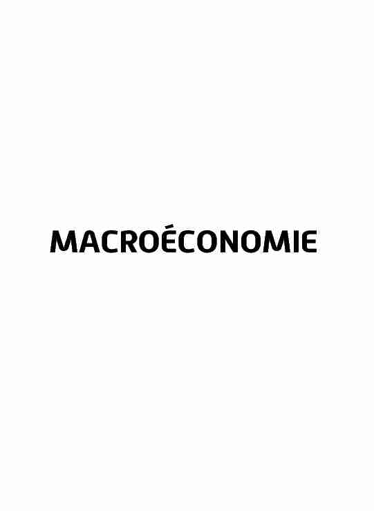 [PDF] MacroéconoMie - Dunod