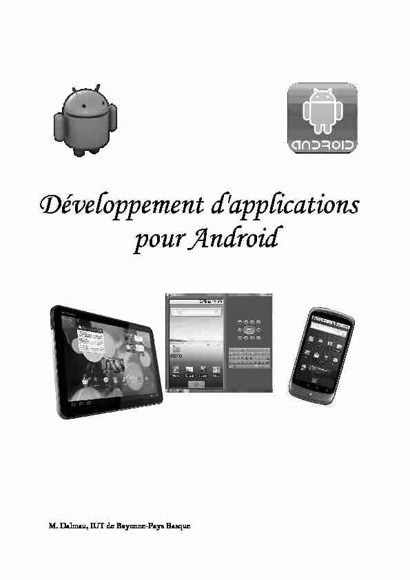 Développement dapplications pour Android
