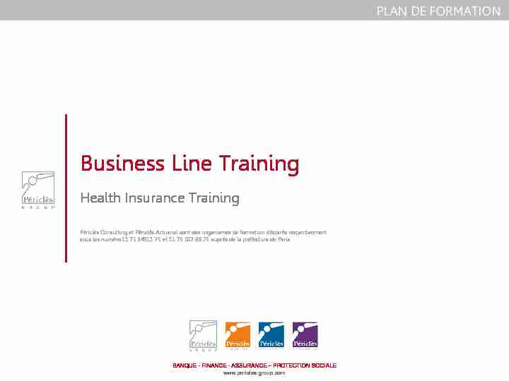 Business Line Training - pericles-groupcom