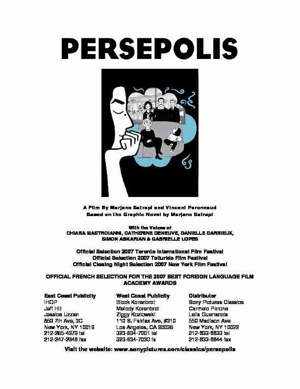 Persepolis - plandetudesch