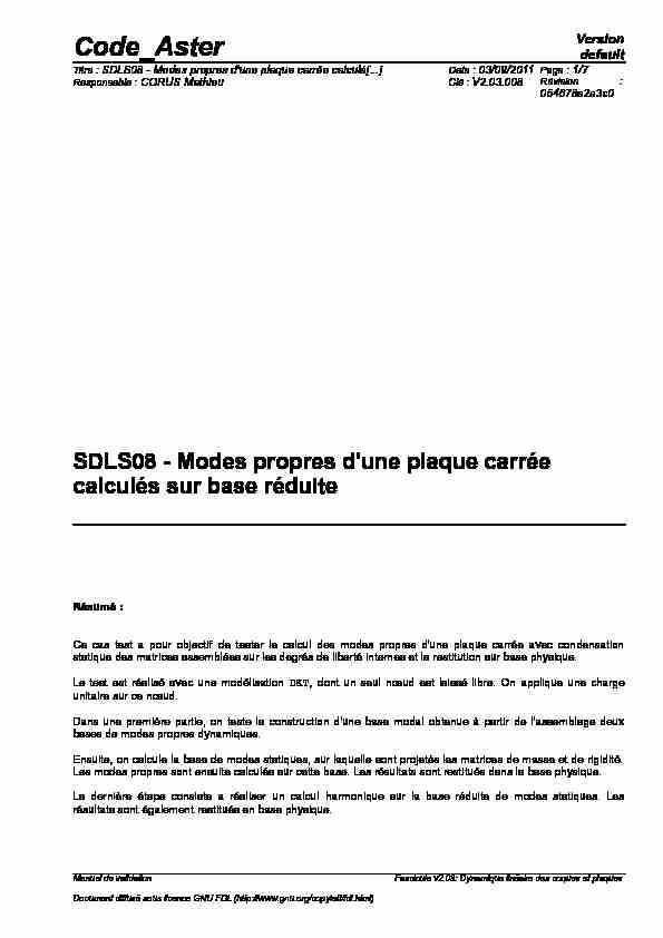 SDLS08 - Modes propres dune plaque carrée calculé[]