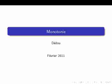 Monotonie - unicefr