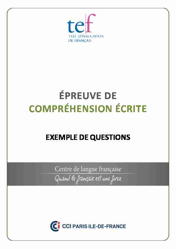 [PDF] Section A - Français des affaires