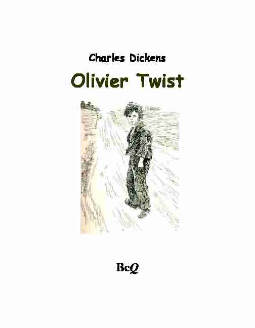 Olivier Twist 1 - Ebooks gratuits