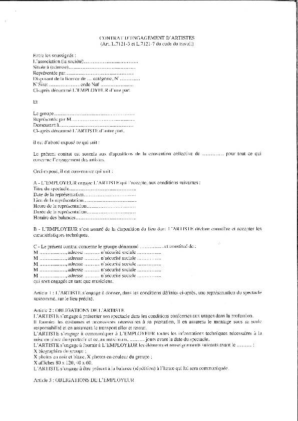 [PDF] Contrat dengagement dartiste(s)pdf