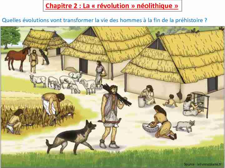 [PDF] Chapitre 2 : La « révolution » néolithique »