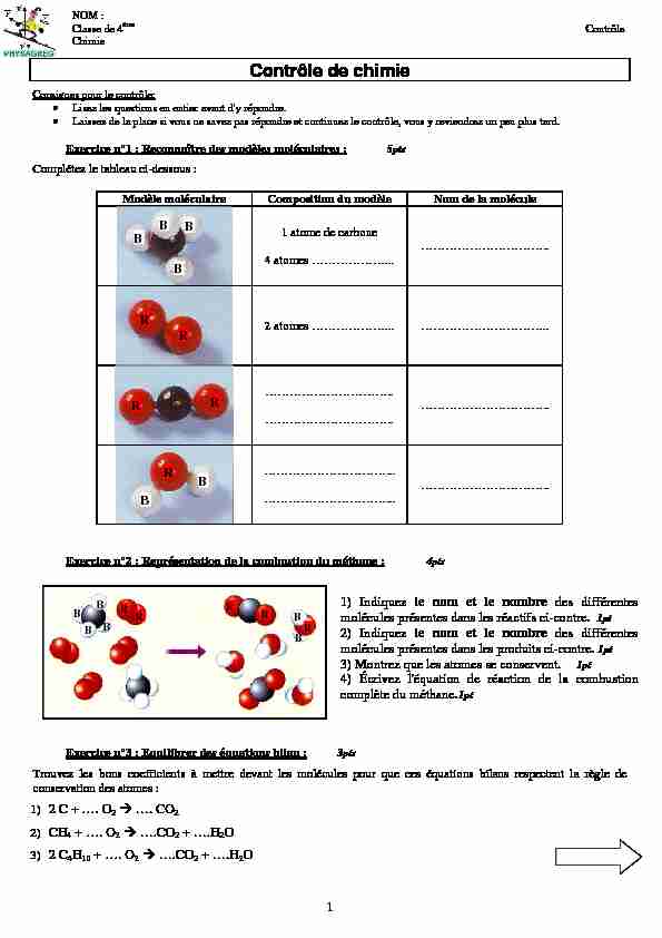 [PDF] Contrôle de chimie - Physagreg