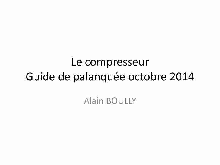 [PDF] Le compresseur - codep01