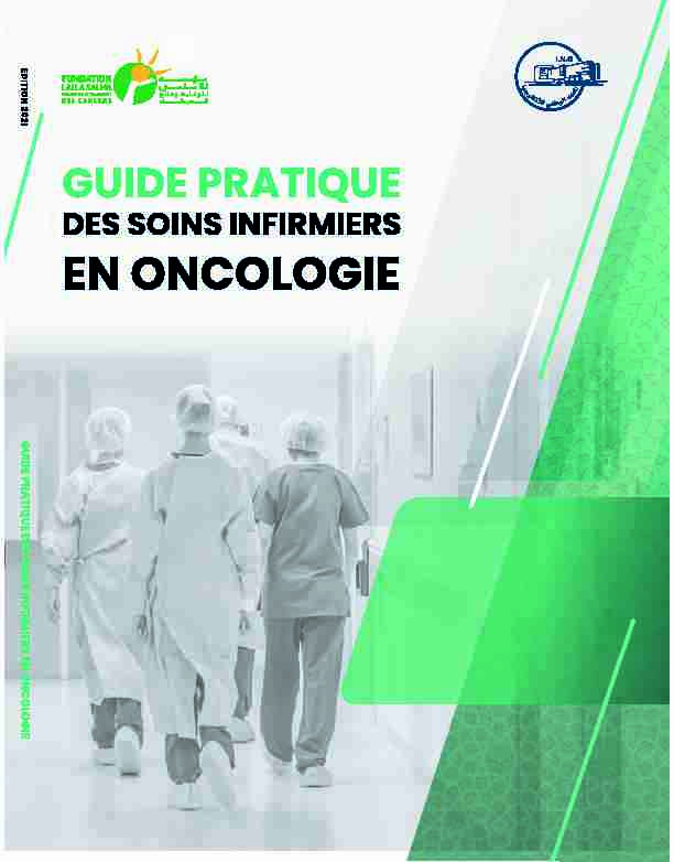 [PDF] Guide pratique des soins infirmiers en oncologie