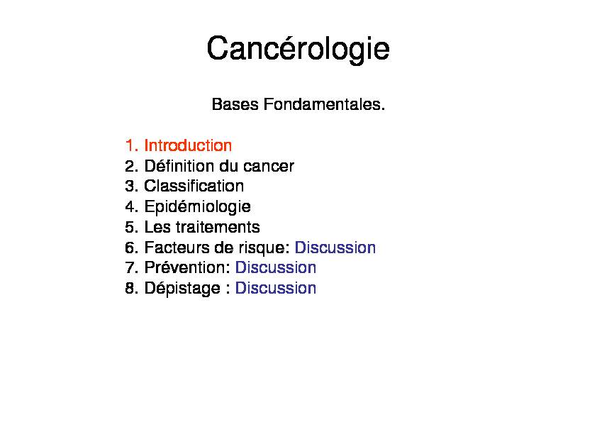 [PDF] Cancérologie