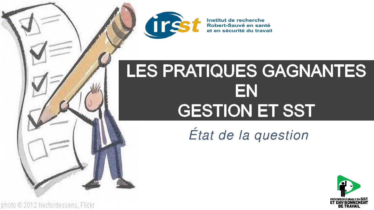 [PDF] 47 Sécurité Risques Prévention des accidents - IRSST