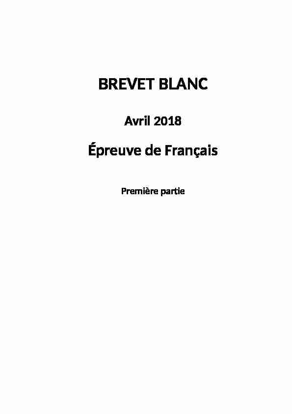 [PDF] BREVET BLANC