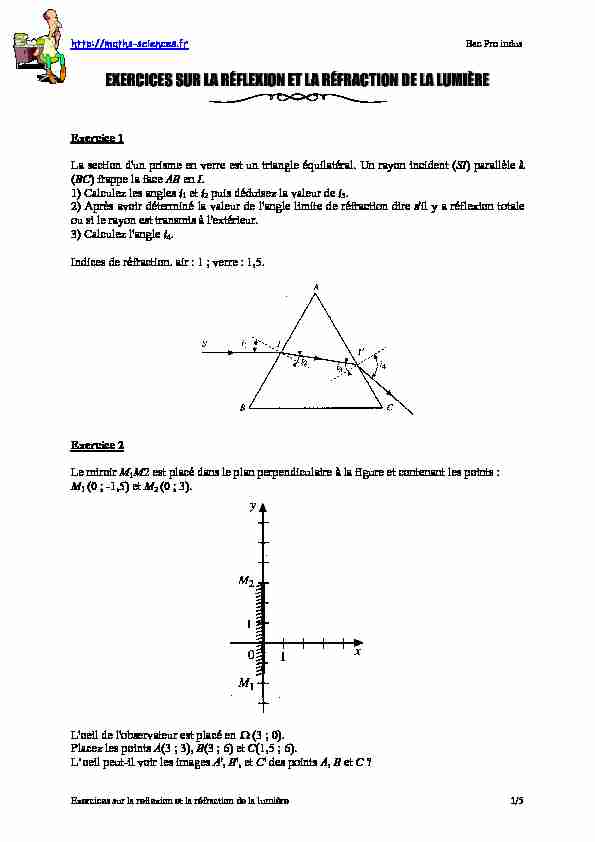 [PDF] Exercices document pdf 178 ko - Maths - Sciences