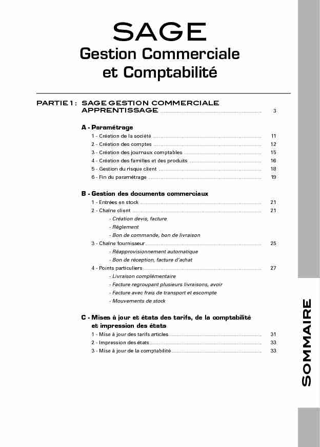 [PDF] Gestion Commerciale et Comptabilité - Free