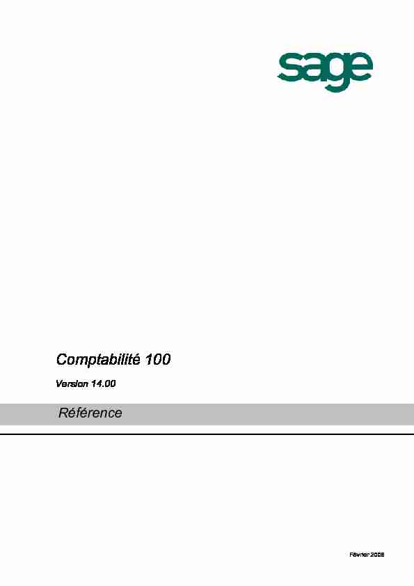 [PDF] Comptabilité 100 - Segs