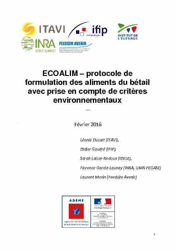 [PDF] Protocole formulation aliments Ecoalimpdf - www6inrafr