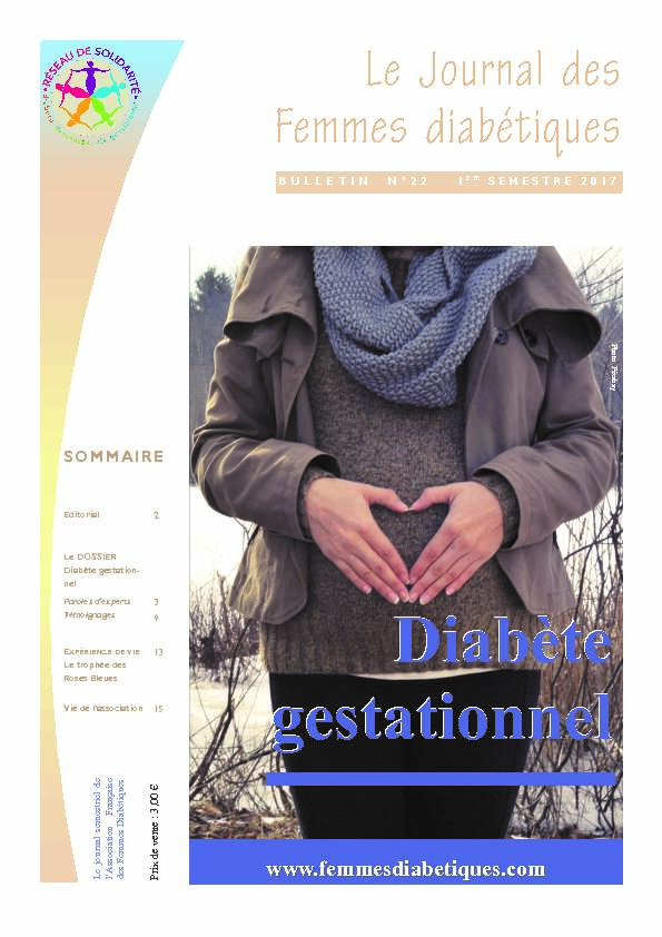 [PDF] Diabète gestationnel - Femmes Diabétiques