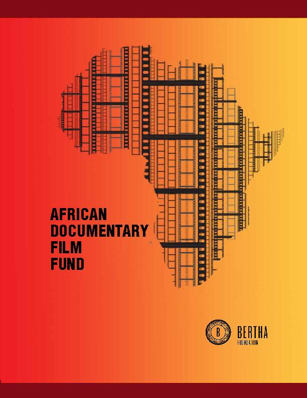 AFRICAN DOCUMENTARY FILM FUND